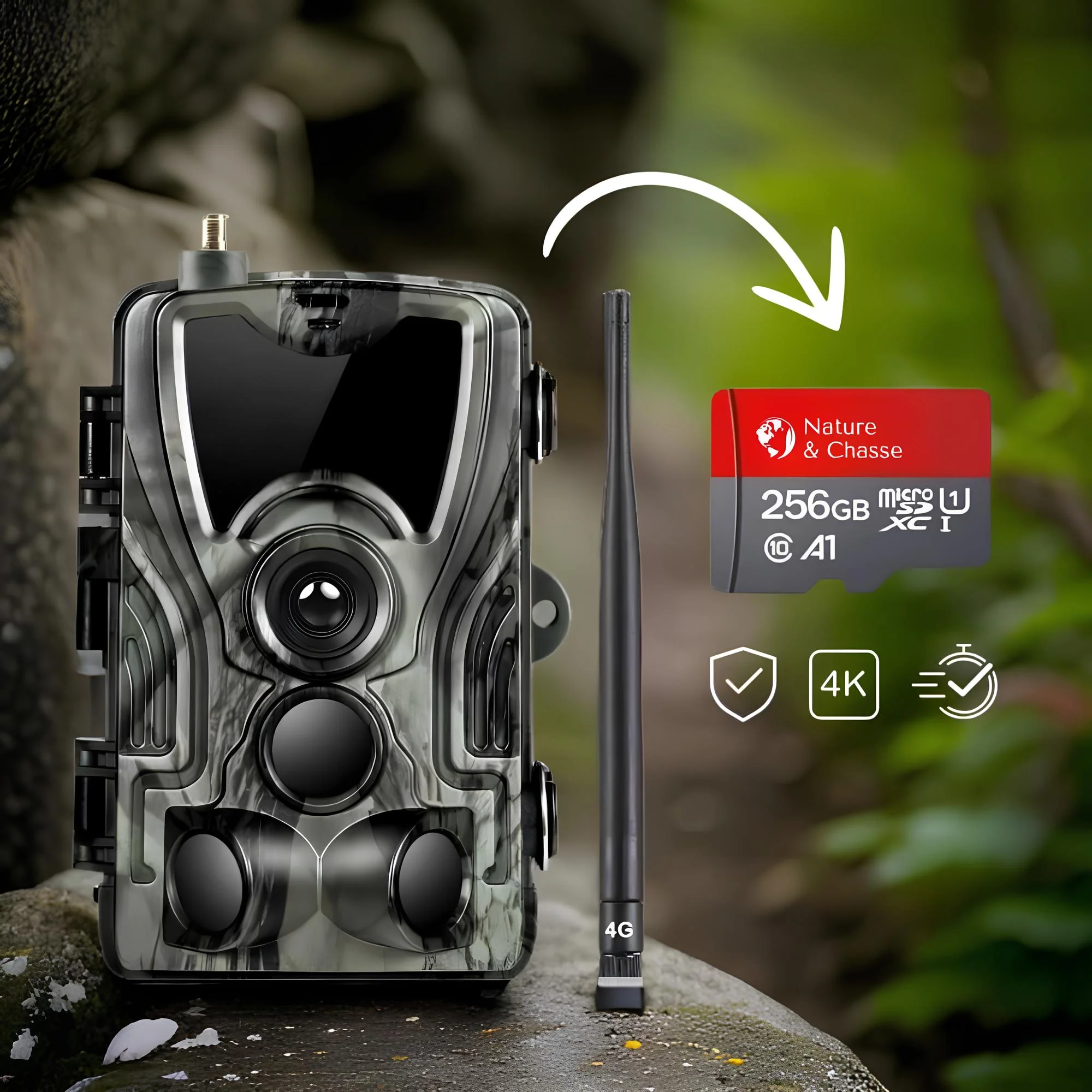 Carte Micro SD Pour La Camera De Chasse - Image 3